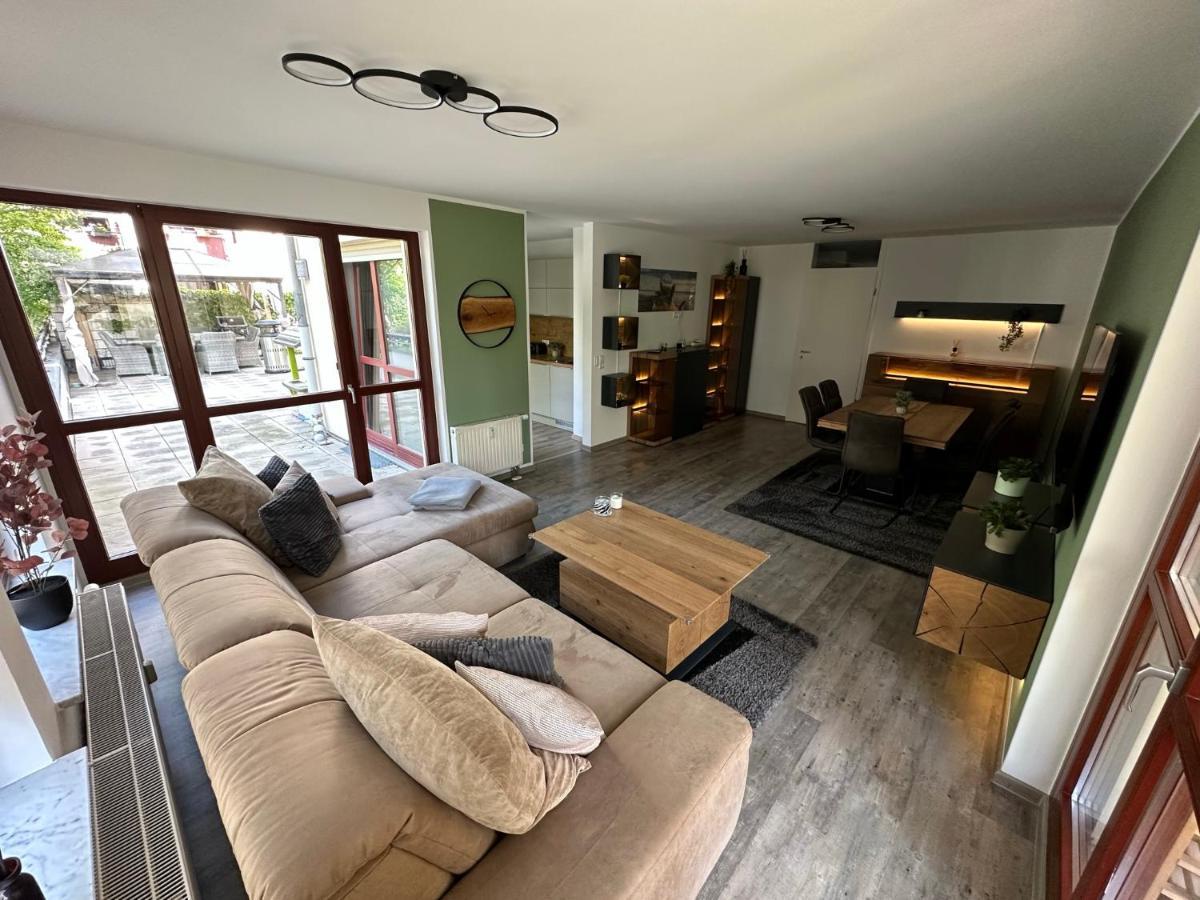 Fhv01 - Ferienwohnung 100M² 6 Personen Garten Und Terrasse 2X Wc Taucha Buitenkant foto